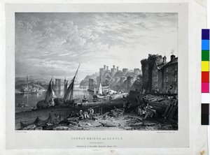 Conway híd és kastély alkotó: George Pickering