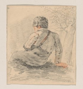 Ülő fiú, hátulról nézve alkotó: George Pieter Westenberg