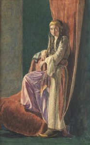 Egy török lány, 1853 (wc, papíron testszín)