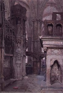 Edward the Confesors Chapel, Westminster Abbey alkotó: George Price Boyce