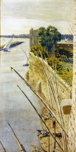 A Nílus Gizében alkotó: George Price Boyce