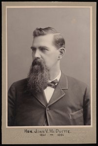 John Van McDuffie portréja 1841-1896, 1896 előtt. alkotó: George Prince