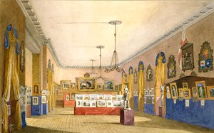 Kiállítás az oxfordi régi városházán, 1854 alkotó: George Pyne