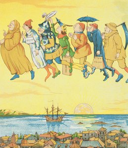 A hét napjai, illusztráció a Rumpelstiltskintől