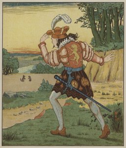 Illusztráció a Rumpelstiltskinhez, a Grimm testvérektől