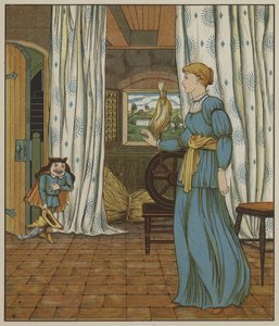 Illusztráció a Rumpelstiltskinhez, a Grimm testvérektől