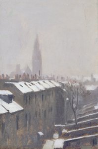 Duke Street Under Snow, Edinburgh, 1870