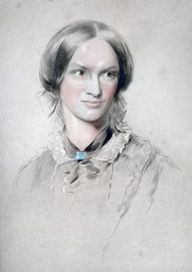 Charlotte Bronte angol regényíró, 1850. alkotó: George Richmond