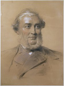 Henry Bence Jones, 1865 (szén és kréta papíron) alkotó: George Richmond