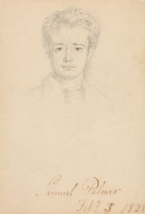 Samuel Palmer portréja, 1828. február 5. alkotó: George Richmond
