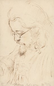 Samuel Palmer portréja, fej és vállak alkotó: George Richmond