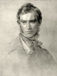 Sir Joseph Dalton Hooker portréja. 1855 (grafit papíron)
