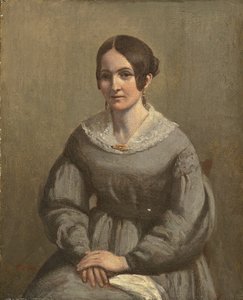 Fiatal nő portréja, alkotó: George Richmond