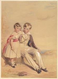 Két gyermek portréja alkotó: George Richmond
