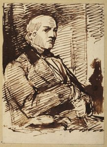 Az ülő férfi alkotó: George Richmond