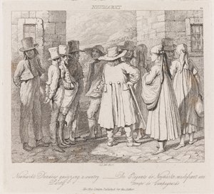 Dandies, Neumarket, 1821 körül (rézkarc)
