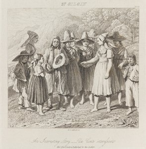 Érdekes történet, St. Gilgin, 1821 körül (rézkarc)