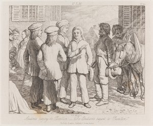 Students, Ulm, 1821 körül (rézkarc) alkotó: George Robert Lewis