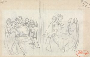 Egy anya és gyermekei: Két tanulmány alkotó: George Romney
