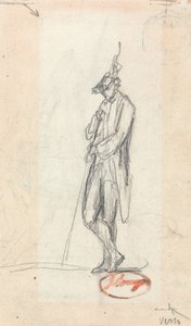 Álló férfi alak alkotó: George Romney