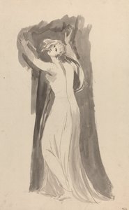Tanulmány Mirandáról a "The Tempest"-hez alkotó: George Romney