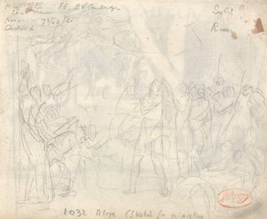 Klasszikus alakok kompozíciója alkotó: George Romney