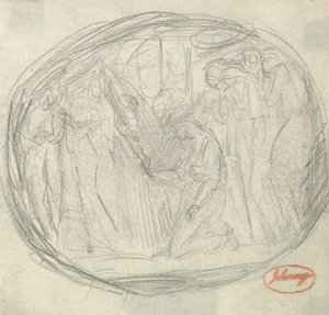 Mária Stuart kivégzése alkotó: George Romney