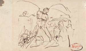 Kompozíció; valószínűleg Sámson és Delila alkotó: George Romney