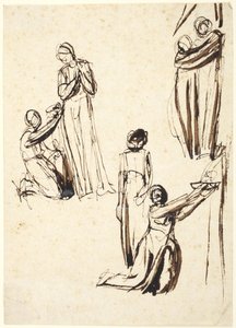 Figúra-tanulmányok alkotó: George Romney