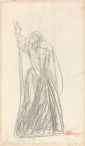 Lady Macbeth figurája – vázlat alkotó: George Romney
