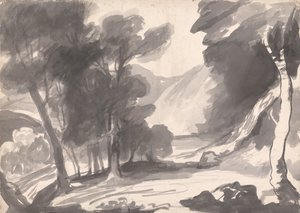 Glade in a Forest alkotó: George Romney