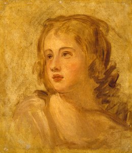 Egy nő feje, 1782-86 körül alkotó: George Romney