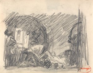 Howard börtönlátogatása alkotó: George Romney