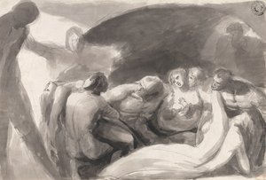 Howard börtönlátogatása alkotó: George Romney