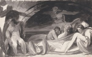 John Howard látogatása a karanténintézetben alkotó: George Romney