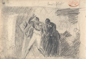 Macbeth: A bankett jelenete alkotó: George Romney