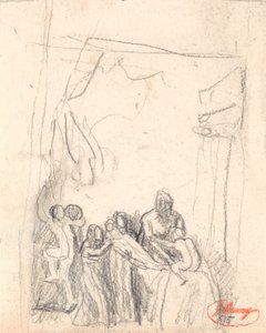 Anya és gyermekei alkotó: George Romney