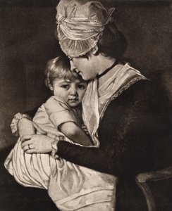 Mrs. Carwardine és Child, c1775, 1912. alkotó: George Romney