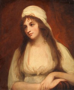 Mary Tighe (1747–1791) költőnő portréja alkotó: George Romney
