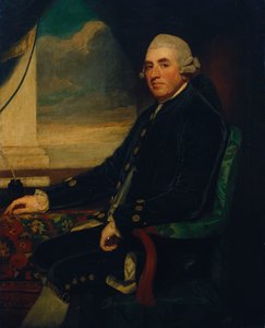 Farnham első grófjának portréja, ülő, háromnegyed hosszúságú, nyitott ablak mellett alkotó: George Romney