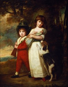 A Vernon gyerekek portréja alkotó: George Romney