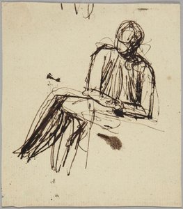 Ülő alak alkotó: George Romney