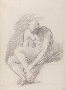 Ülő férfi alkotó: George Romney