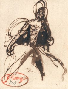 Ülő nő alkotó: George Romney