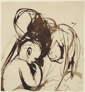 Ülő nő és gyermek alkotó: George Romney