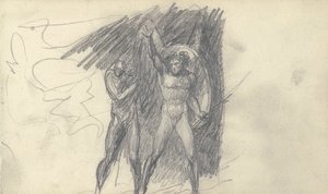 Vázlatfüzet rajz alkotó: George Romney