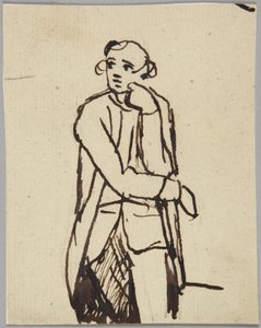 Álló férfi alak alkotó: George Romney