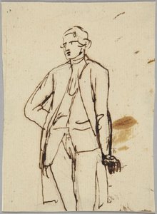 Álló férfi szobor alkotó: George Romney