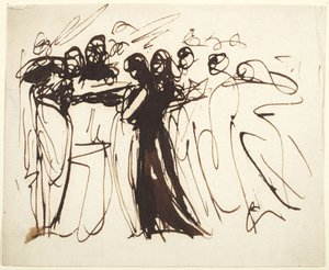 Összegyűlt álló alakok alkotó: George Romney