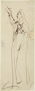 Vázlat a „Mater Dolorosa” című műhöz alkotó: George Romney